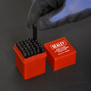 Sealey AK8296 36pc 2.5mm Letter & Number Punch Set