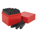 Sealey AK8297 36pc 8mm Letter & Number Punch Set