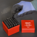 Sealey AK8297 36pc 8mm Letter & Number Punch Set