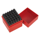 Sealey AK8297 36pc 8mm Letter & Number Punch Set