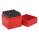 Sealey AK8297 36pc 8mm Letter & Number Punch Set