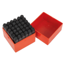 Sealey AK8298 36pc 10mm Letter & Number Punch Set