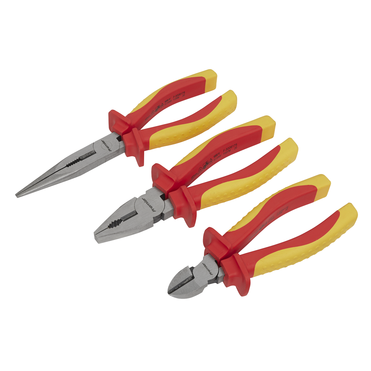 Sealey AK83452 3pc Pliers Set - VDE Approved