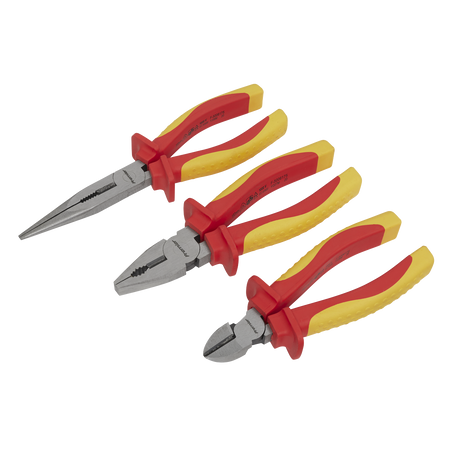 Sealey AK83452 3pc Pliers Set - VDE Approved