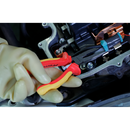 Sealey AK83457 200mm Long Nose Pliers - VDE Approved