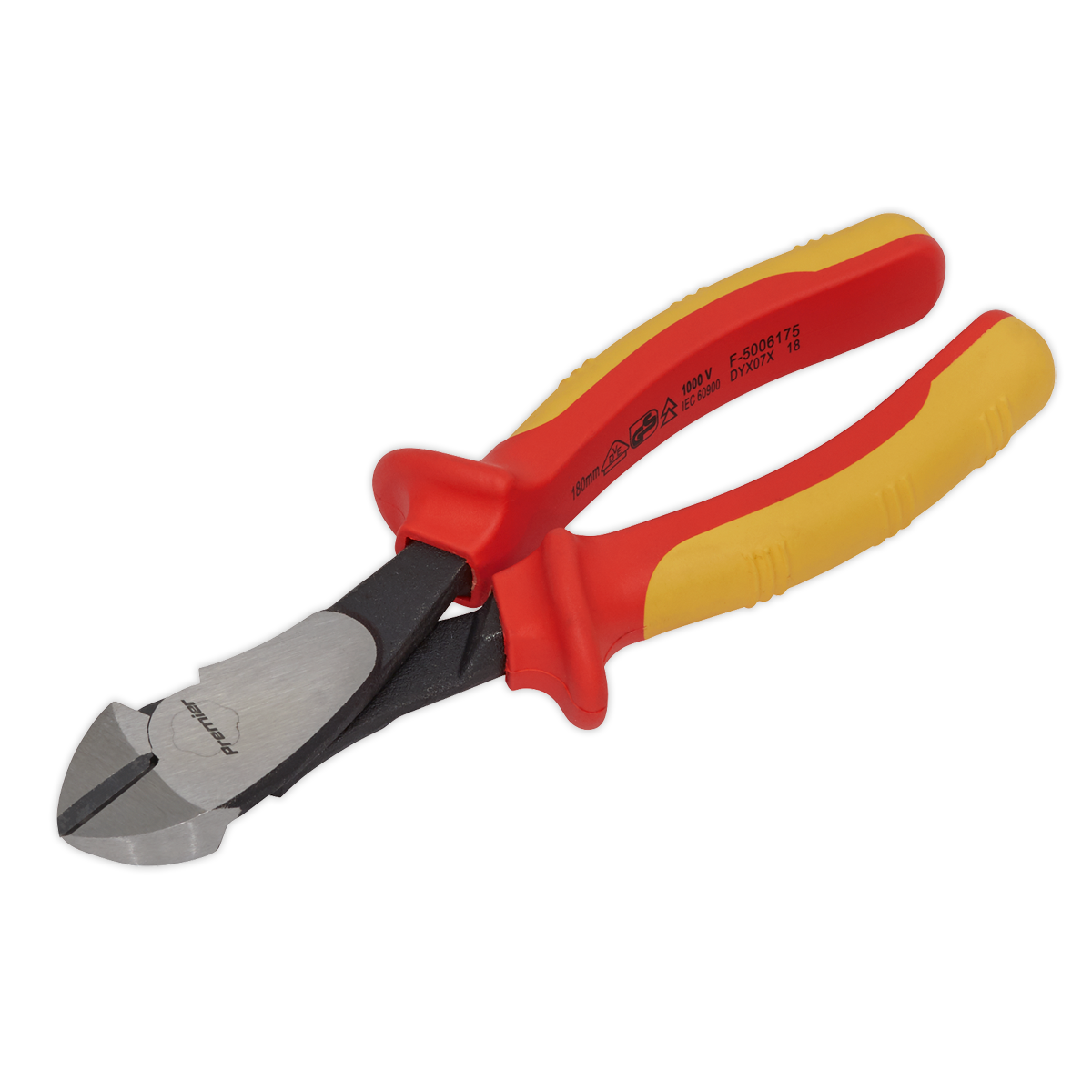 Sealey AK83459 180mm Heavy-Duty Side Cutters - VDE Approved