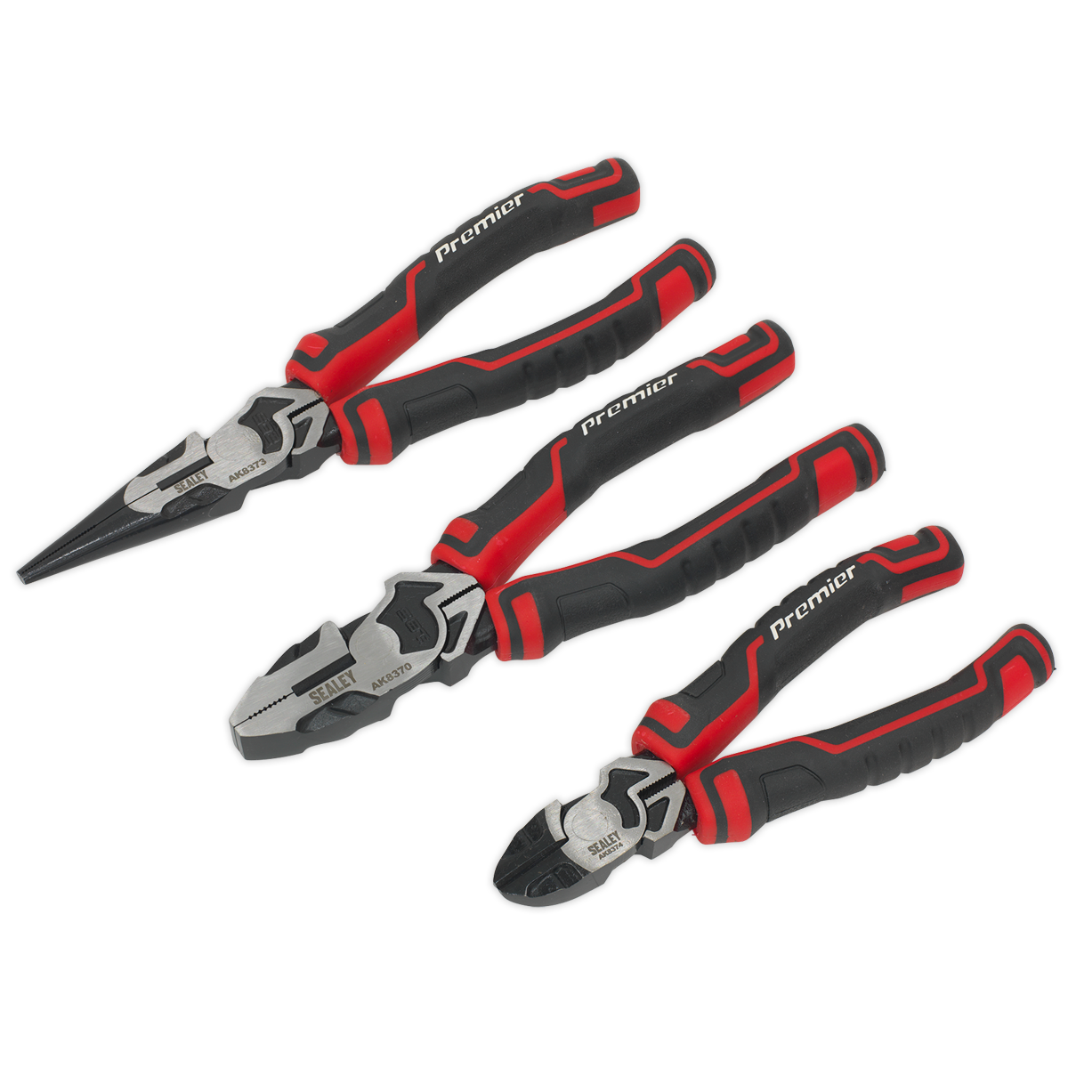 Sealey AK8376 3pc High Leverage Pliers Set
