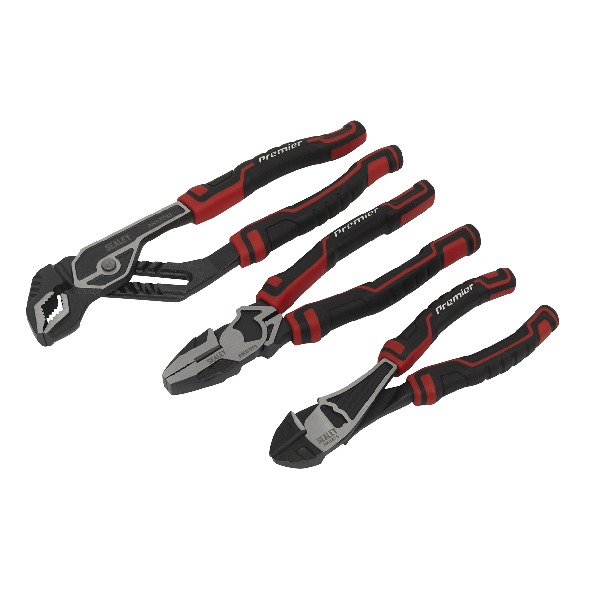 Sealey AK8377 3pc High Leverage Pliers Set