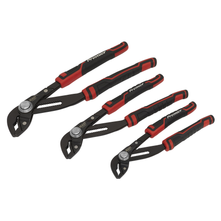 Sealey AK8380 3pc Quick Release Water Pump Pliers Set