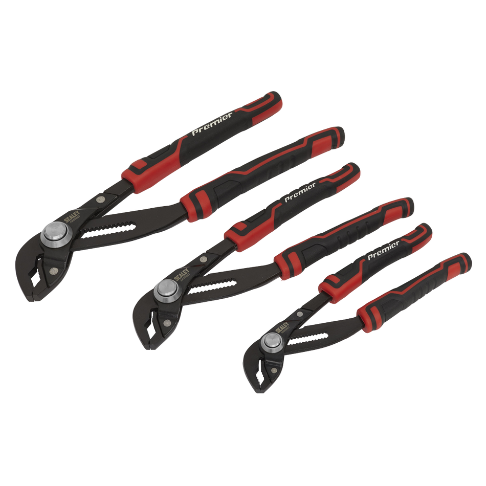 Sealey AK8380 3pc Quick Release Water Pump Pliers Set