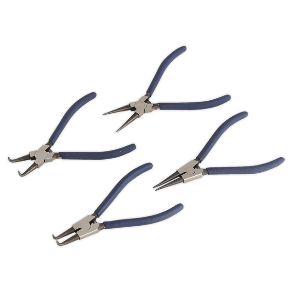 Sealey AK8440 4pc Circlip Pliers Set