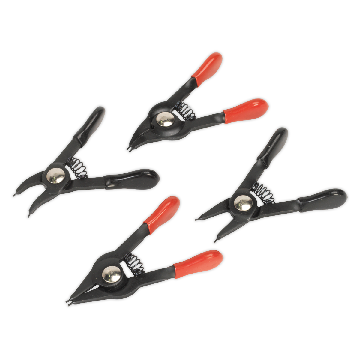 Sealey AK8449 4pc 10-22mm Mini Circlip Pliers Set