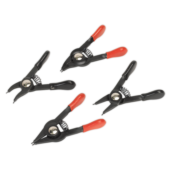 Sealey AK8449 4pc 10-22mm Mini Circlip Pliers Set