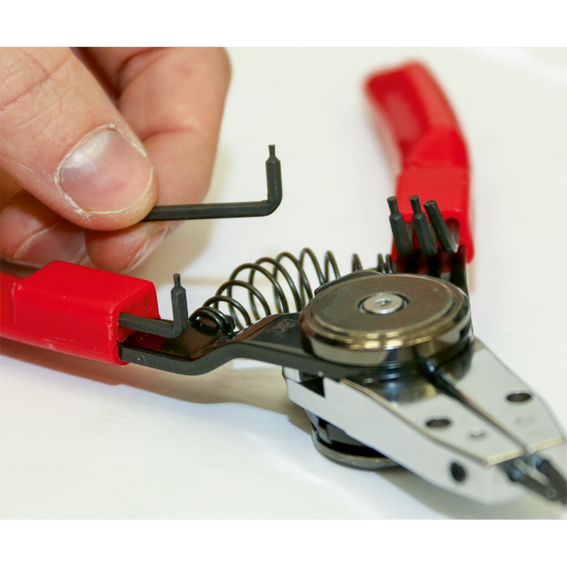 Sealey AK8453 Quick Change Internal/External Circlip Pliers Set