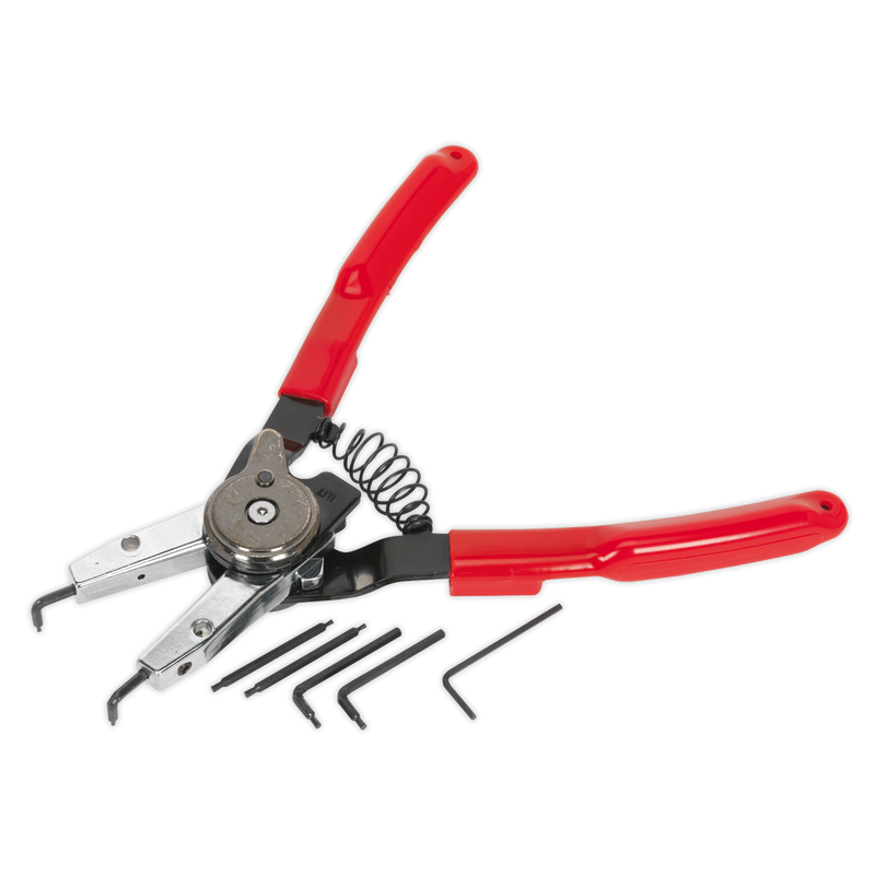 Sealey AK8453 Quick Change Internal/External Circlip Pliers Set