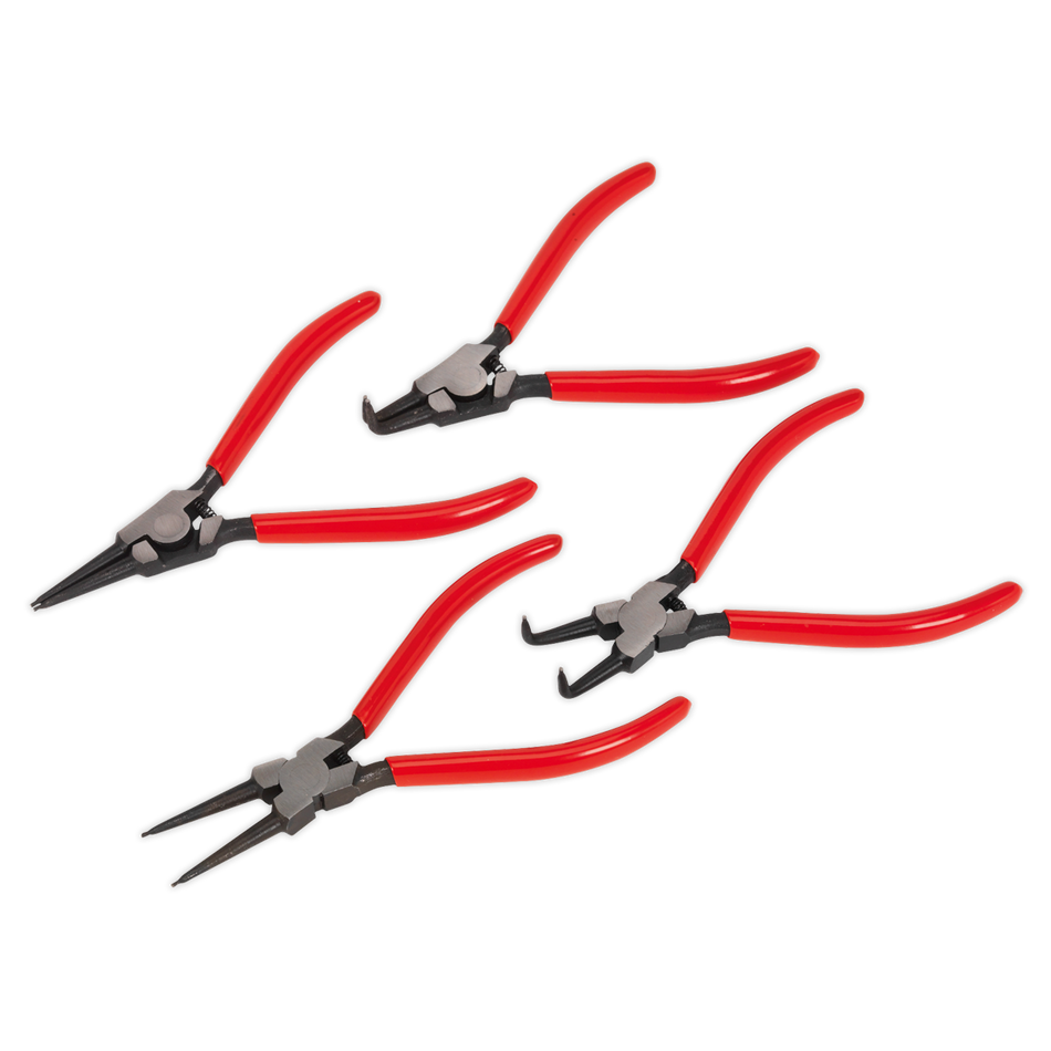Sealey AK8454 4pc 180mm Circlip Pliers Set