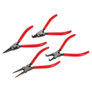 Sealey AK8454 4pc 180mm Circlip Pliers Set