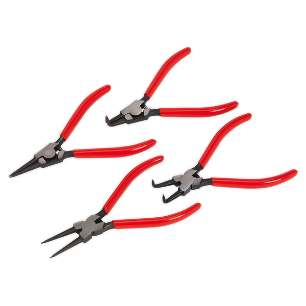 Sealey AK8454 4pc 180mm Circlip Pliers Set