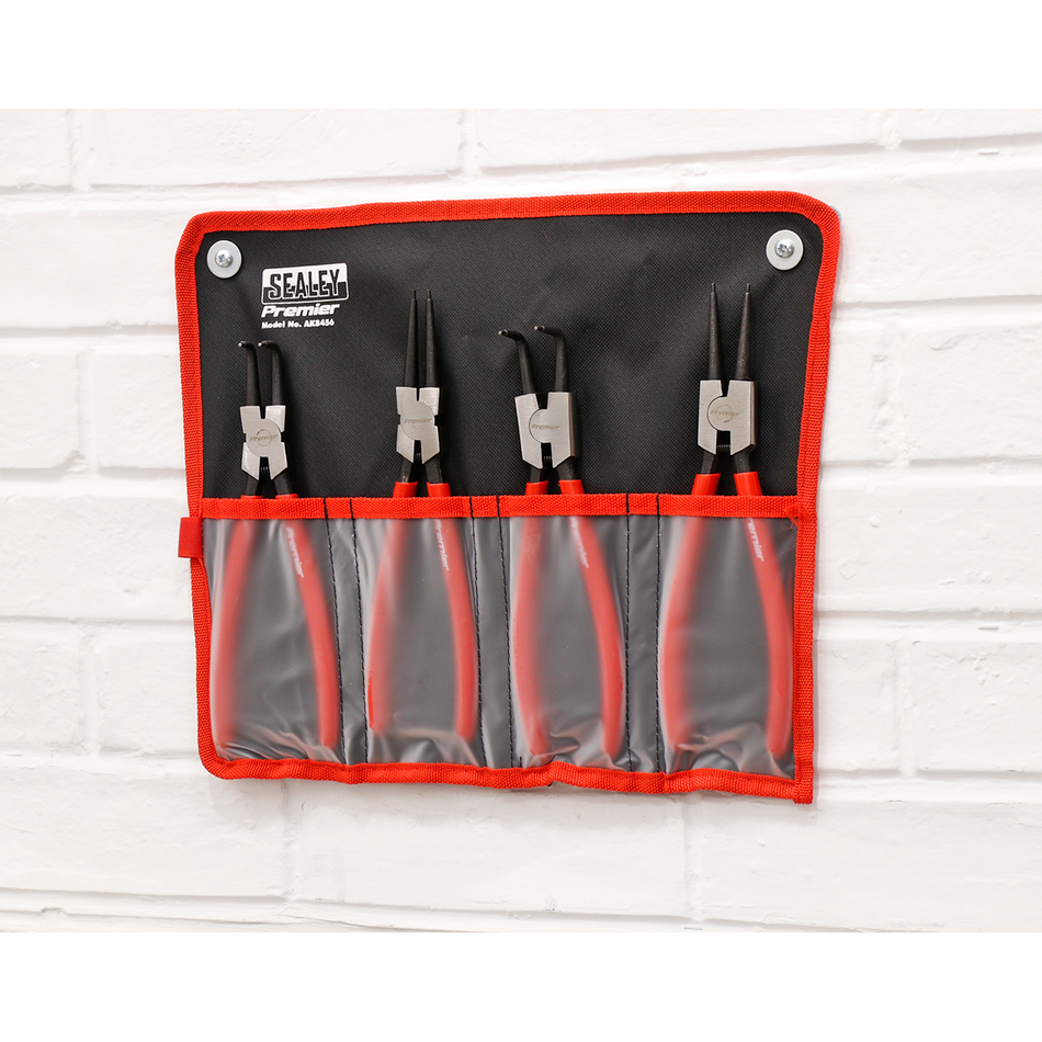 Sealey AK8456 4pc 230mm Circlip Pliers Set