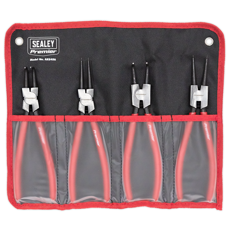 Sealey AK8456 4pc 230mm Circlip Pliers Set