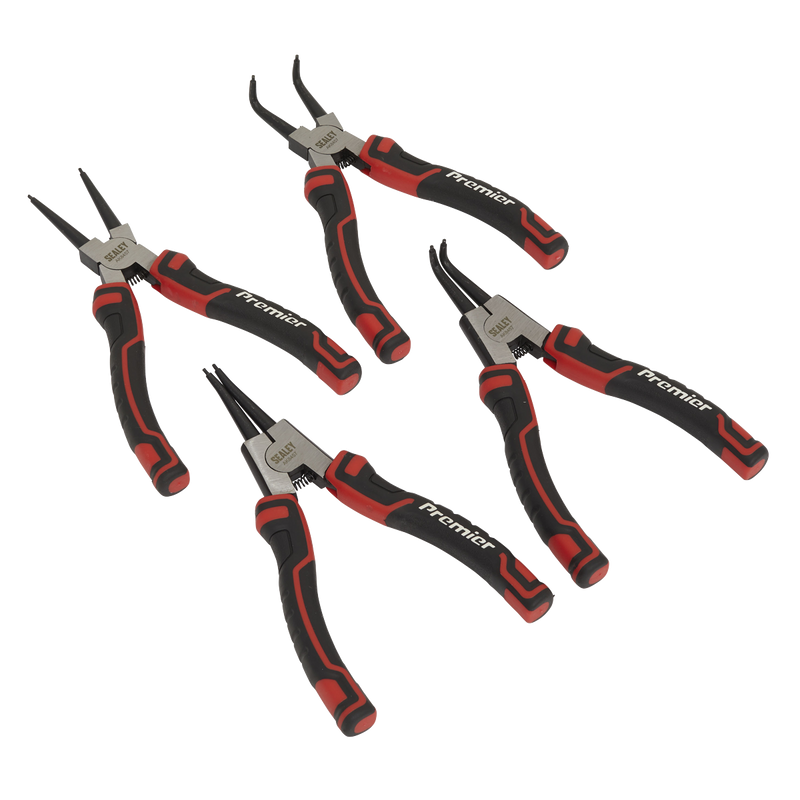 Sealey AK8457 4pc 180mm Circlip Pliers Set