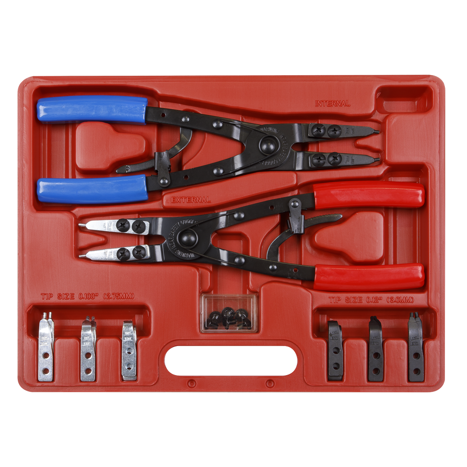 Sealey AK8500 265mm Heavy-Duty Circlip Pliers Set