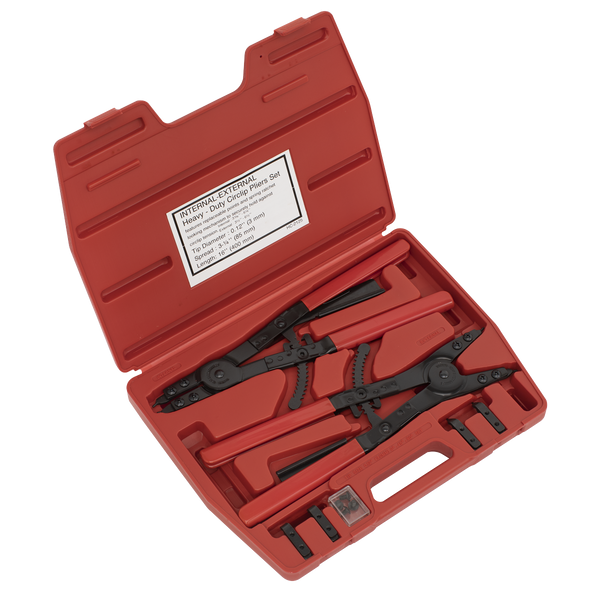 Sealey AK8501 400mm Heavy-Duty Circlip Pliers Set