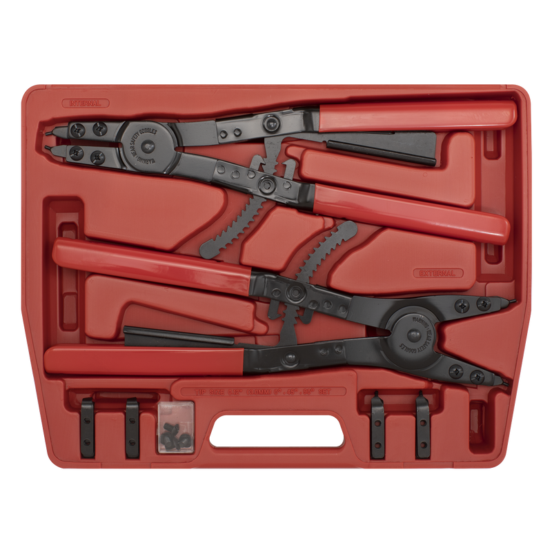 Sealey AK8501 400mm Heavy-Duty Circlip Pliers Set
