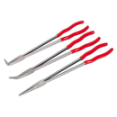 Sealey AK8576 3pc 400mm Extra-Long Needle Nose Pliers Set
