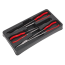 Sealey AK8576 3pc 400mm Extra-Long Needle Nose Pliers Set