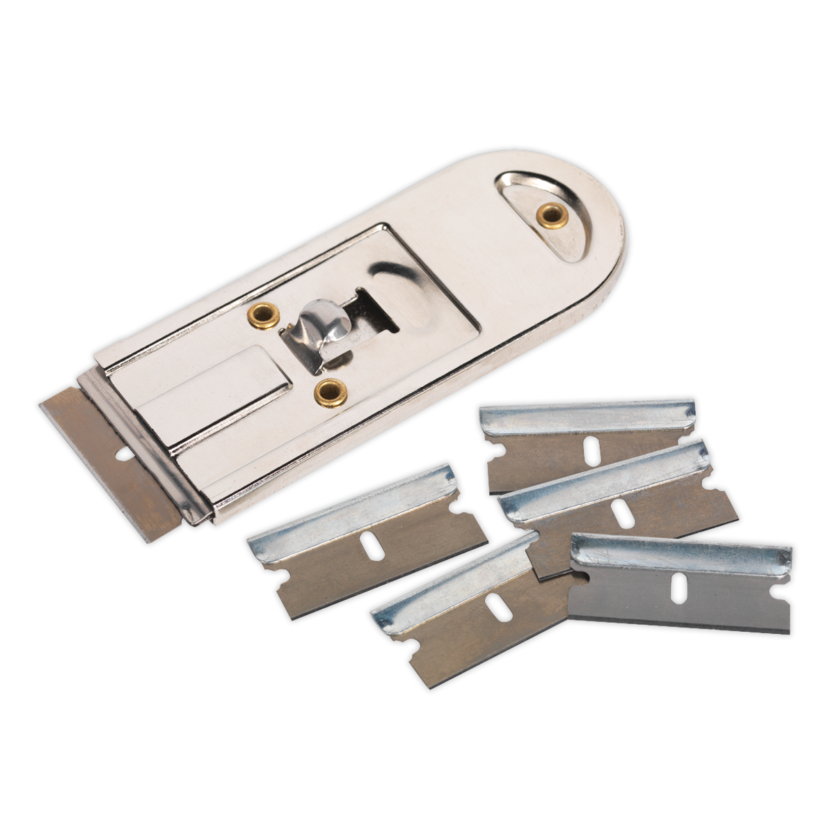 Sealey AK867 Retracting Razor Scraper with Blades