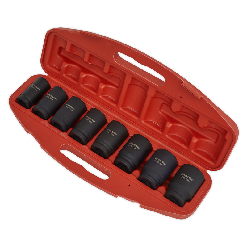 Sealey AK885 8pc 3/4"Sq Drive Deep Impact Socket Set