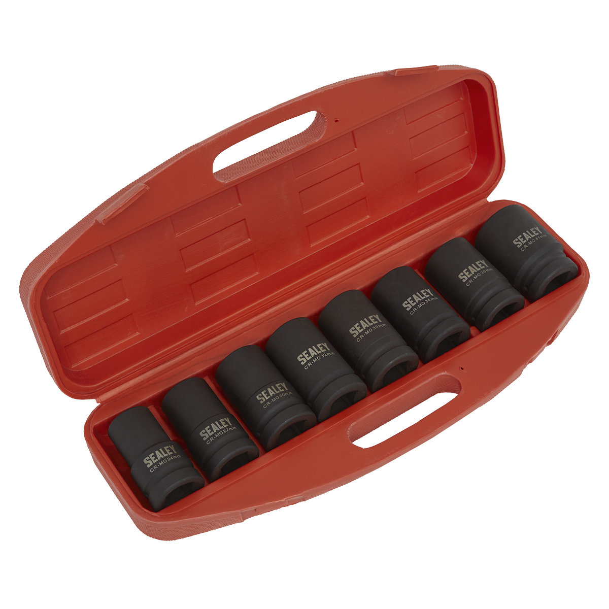 Sealey AK888M 8pc 1"Sq Drive Deep Impact Socket Set
