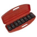 Sealey AK888M 8pc 1"Sq Drive Deep Impact Socket Set