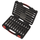 Sealey AK89001 32pc 3/8"Sq Drive TRX-Star* Socket Bit Set - Platinum Series