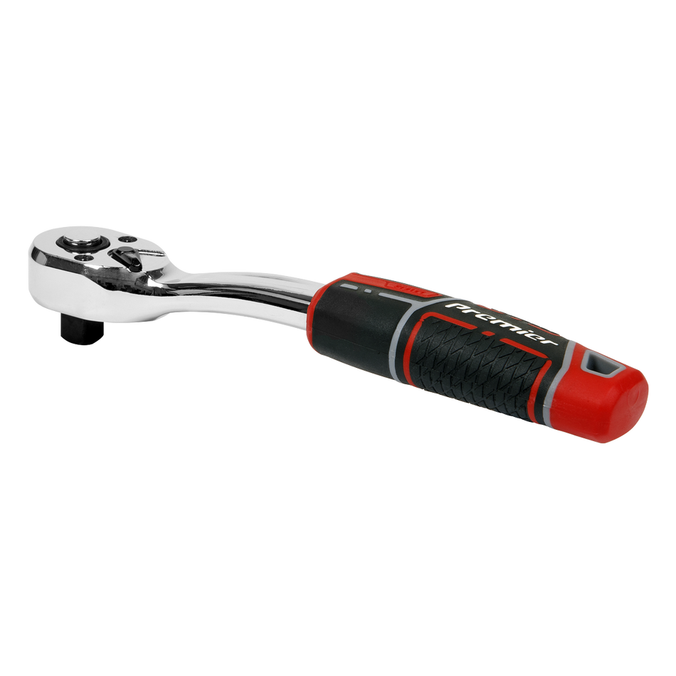Sealey AK8938 Ratchet Wrench 3/8"Sq Drive Offset Pear-Head with Flip Reverse
