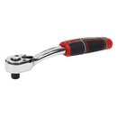 Sealey AK8938 Ratchet Wrench 3/8"Sq Drive Offset Pear-Head with Flip Reverse