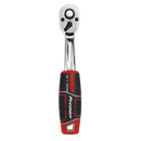 Sealey AK8938 Ratchet Wrench 3/8"Sq Drive Offset Pear-Head with Flip Reverse