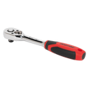 Sealey AK8946 1/4"Sq Drive Pear-Head Ratchet Wrench with Flip Reverse