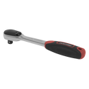 Sealey AK8976 1/4"Sq Drive Dust-Free Ratchet Wrench Flip Reverse - Platinum Series