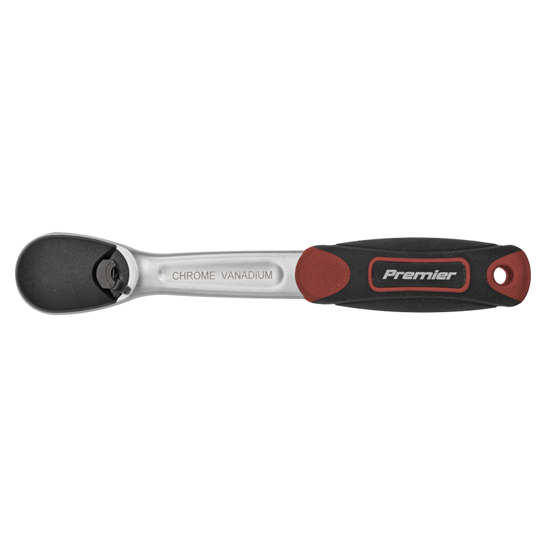 Sealey AK8976 1/4"Sq Drive Dust-Free Ratchet Wrench Flip Reverse - Platinum Series
