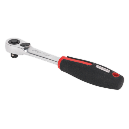 Sealey AK8980 1/4"Sq Drive 72-Tooth Ratchet Wrench Flip Reverse - Platinum Series