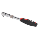Sealey AK8983 3/8"Sq Drive Locking Flexi-Head Extendable Ratchet Wrench - Platinum Series