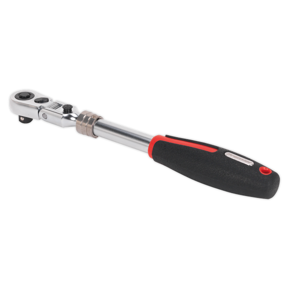 Sealey AK8983 3/8"Sq Drive Locking Flexi-Head Extendable Ratchet Wrench - Platinum Series