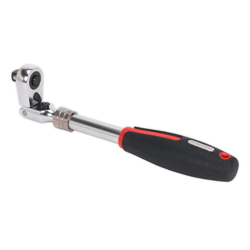 Sealey AK8983 3/8"Sq Drive Locking Flexi-Head Extendable Ratchet Wrench - Platinum Series