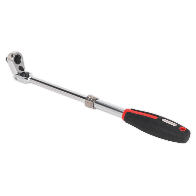 Sealey AK8983 3/8"Sq Drive Locking Flexi-Head Extendable Ratchet Wrench - Platinum Series