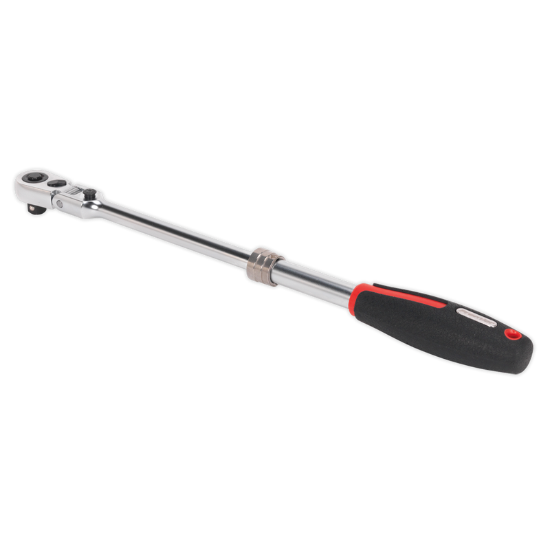 Sealey AK8983 3/8"Sq Drive Locking Flexi-Head Extendable Ratchet Wrench - Platinum Series