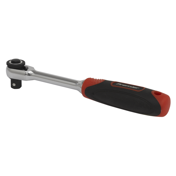 Sealey AK8987 1/4"Sq Drive Compact Head Ratchet Wrench - Platinum Series