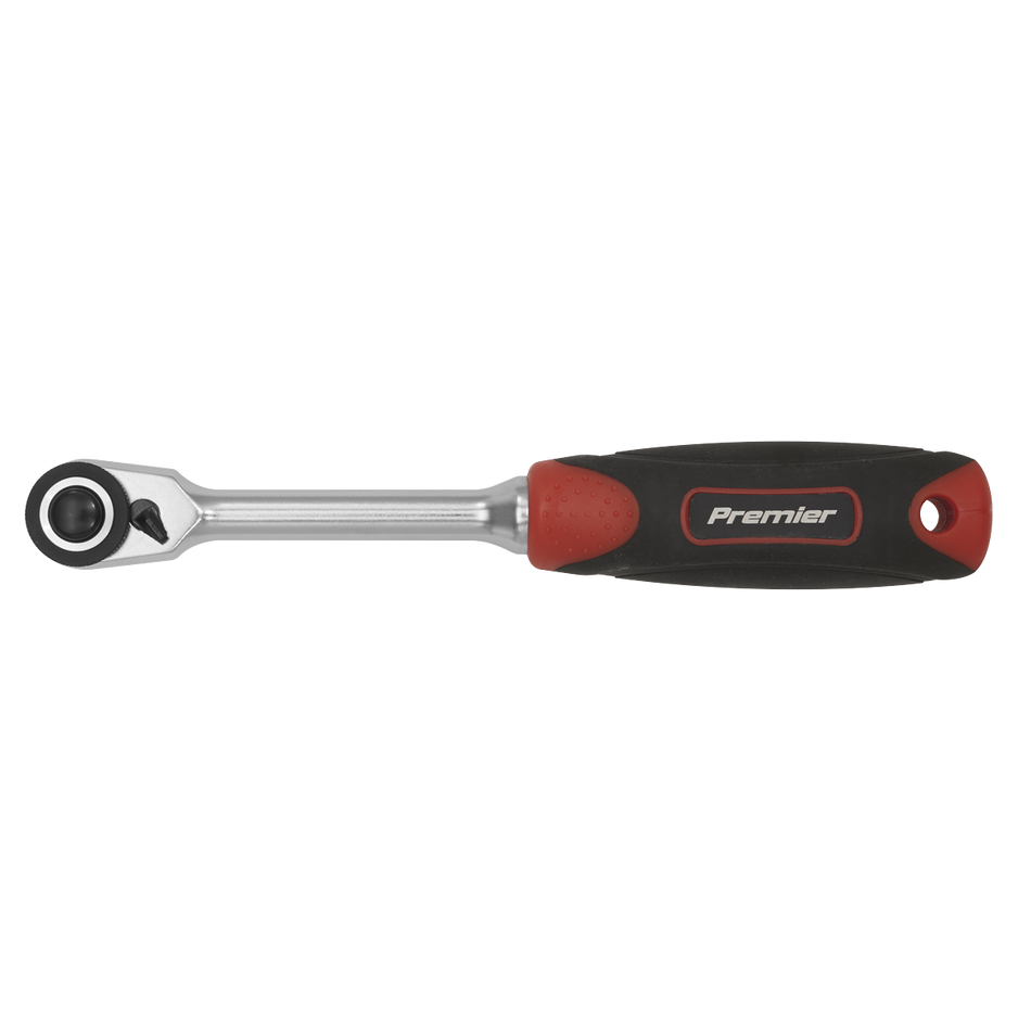 Sealey AK8987 1/4"Sq Drive Compact Head Ratchet Wrench - Platinum Series