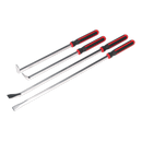Sealey AK9100 4pc Heavy-Duty Pry Bar Set with Hammer Cap